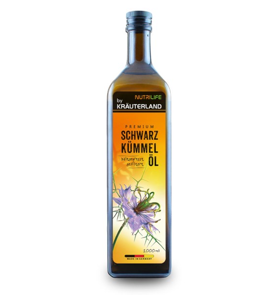 Kräuterland Nutrilife Schwarzkümmelöl gefiltert 1000 ml