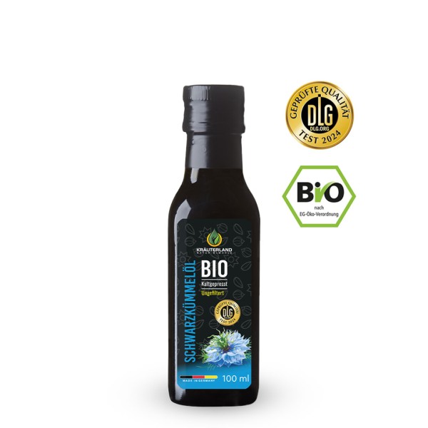 Kräuterland Bio Schwarzkümmelöl ungefiltert 100 ml