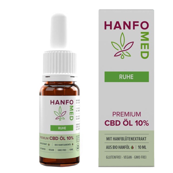 Hanfomed CBD Öl Tropfen Schlaf 10 %