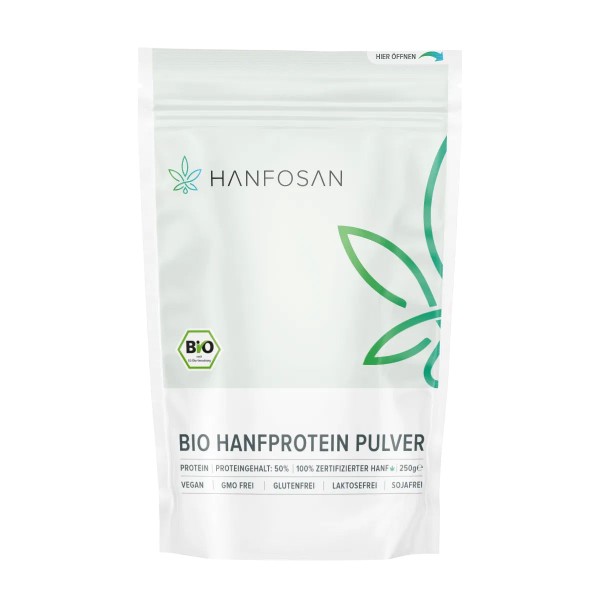 Hanfosan Bio Hanfprotein Pulver – 500 g