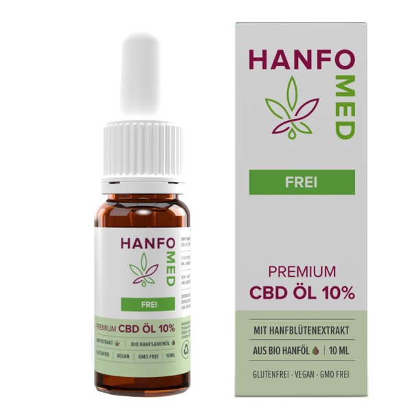Hanfomed CBD Öl „Schmerzfrei“ 10 % – 10 ml