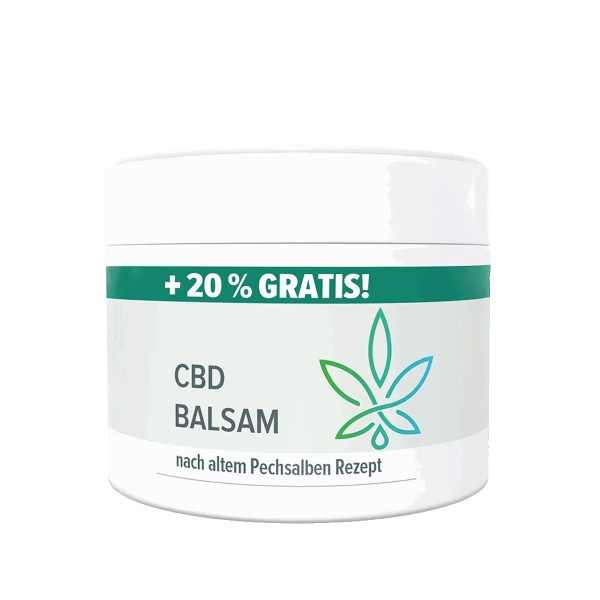 Hanfosan CBD Balsam 5 % mit Lärchenharz – 50 ml + 20 % Gratis