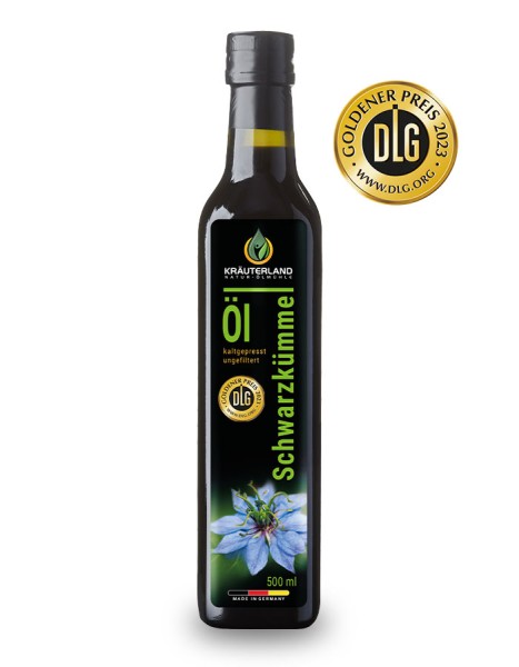 Kräuterland Schwarzkümmelöl ungefiltert 500 ml