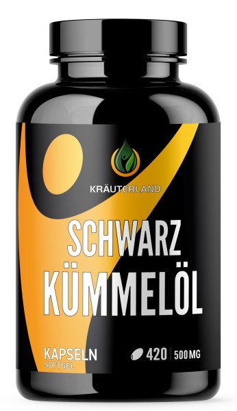 Kräuterland Schwarzkümmelöl Kapseln 420 Stück