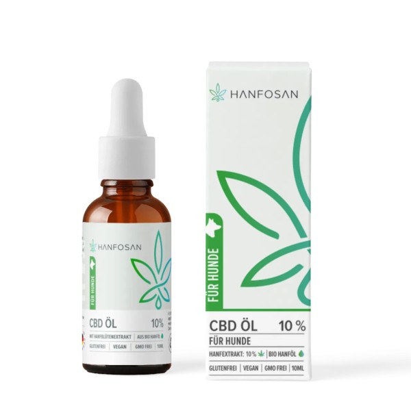 Hanfosan CBD Öl für Hunde 10 % – 10 ml kaufen